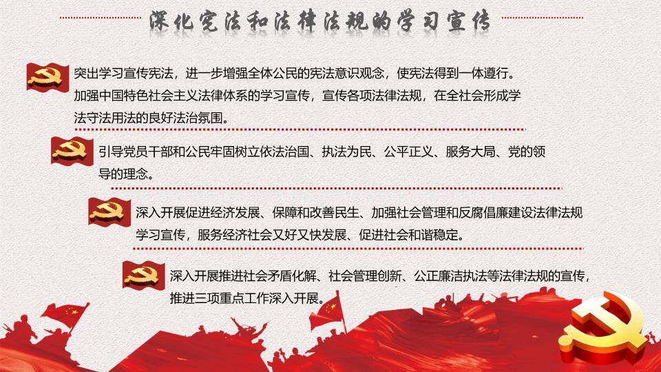 JI-00099国家宪法日法制宣传PPT模板9