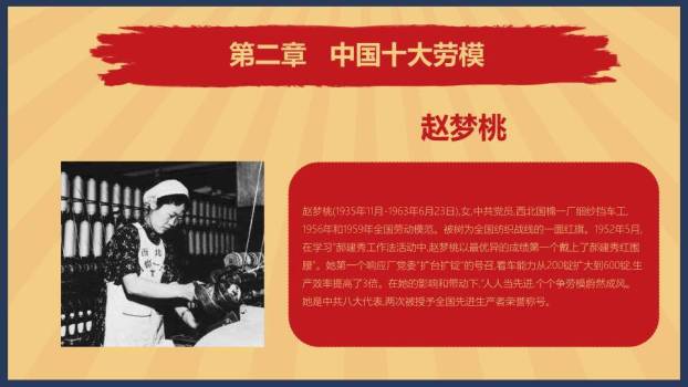 JI-000121怀旧风劳动节PPT模板2