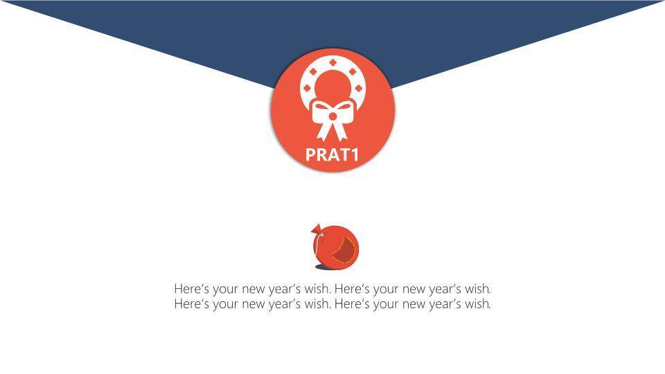 JI-000131简洁扁平化圣诞节主题PPT模板8