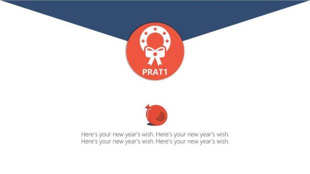 JI-000131简洁扁平化圣诞节主题PPT模板8