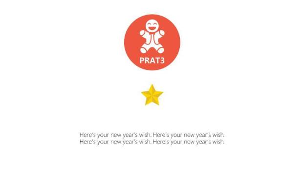 JI-000131简洁扁平化圣诞节主题PPT模板2