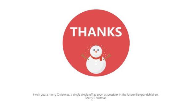 JI-000131简洁扁平化圣诞节主题PPT模板6