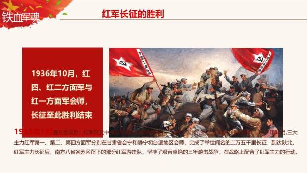 JI-000139建军节建军历史介绍PPT模板9