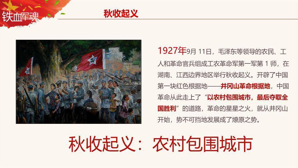 JI-000139建军节建军历史介绍PPT模板1