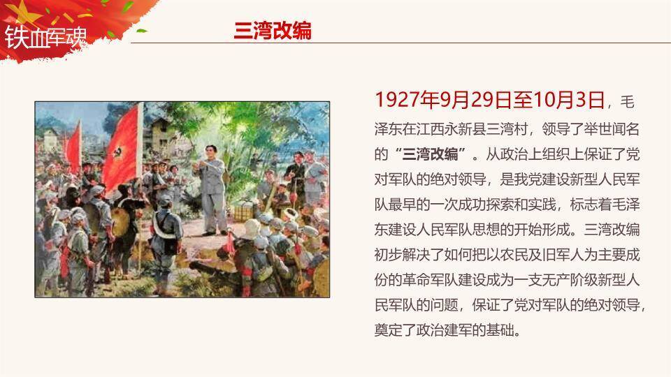 JI-000139建军节建军历史介绍PPT模板3