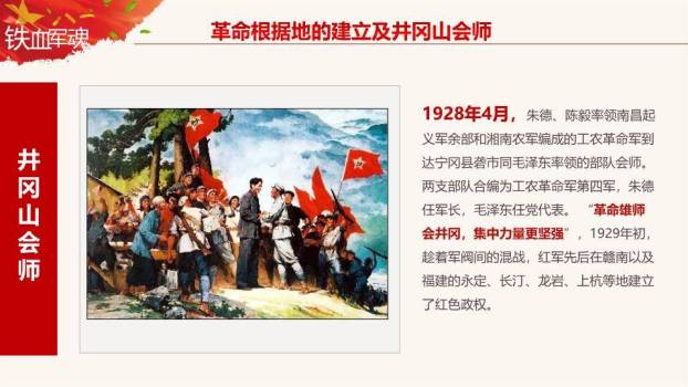 JI-000139建军节建军历史介绍PPT模板5