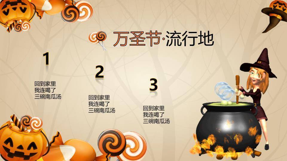 JI-000147精美动态万圣节主题PPT模板3