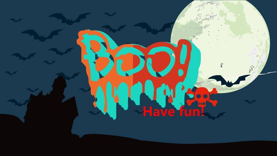 JI-000149精美搞怪万圣节主题PPT模板1