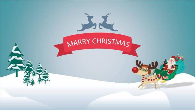 JI-000154精美可爱圣诞节PPT模板4