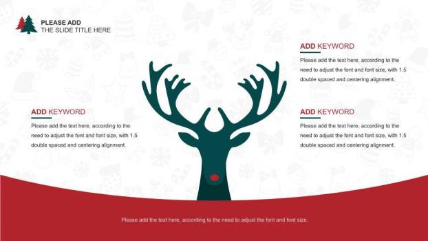 JI-000161卡通扁平化圣诞节PPT模板8