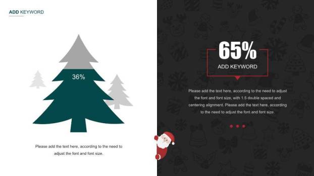 JI-000161卡通扁平化圣诞节PPT模板9