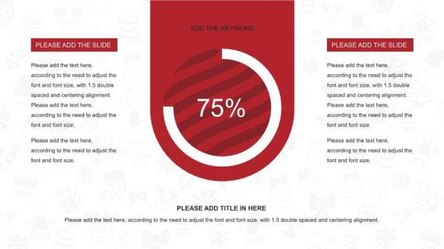 JI-000161卡通扁平化圣诞节PPT模板2