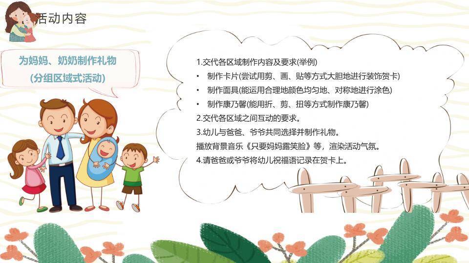 JI-000166卡通母亲节主题班会PPT模板6