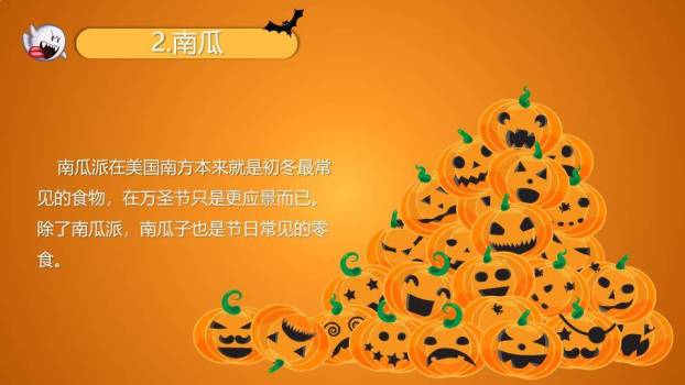 JI-000184可爱卡通万圣节介绍PPT模板8