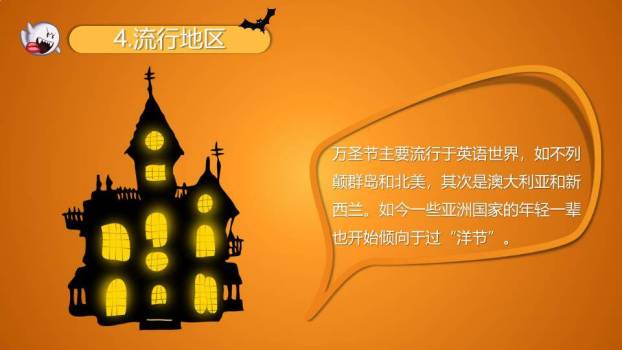 JI-000184可爱卡通万圣节介绍PPT模板1