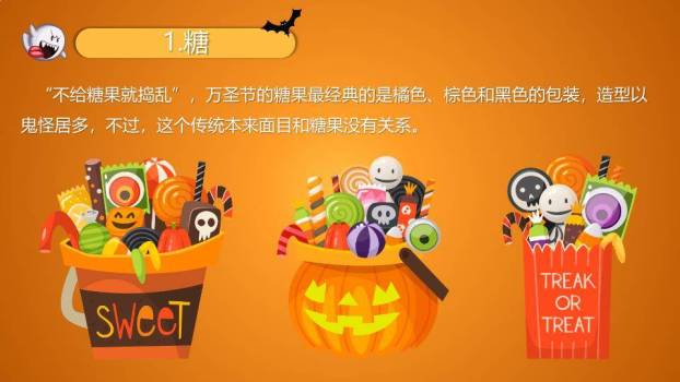 JI-000184可爱卡通万圣节介绍PPT模板7