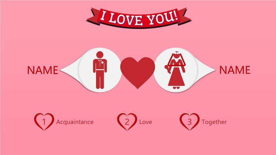 JI-000197浪漫粉色七夕情人节PPT模板1