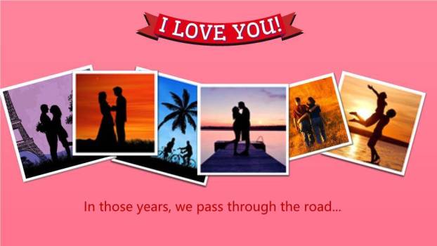 JI-000197浪漫粉色七夕情人节PPT模板3