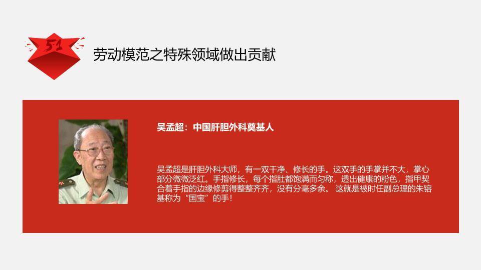 JI-000202劳动人民最光荣劳动节PPT模板6