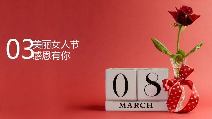 JI-000214美丽女人节妇女节PPT模板6