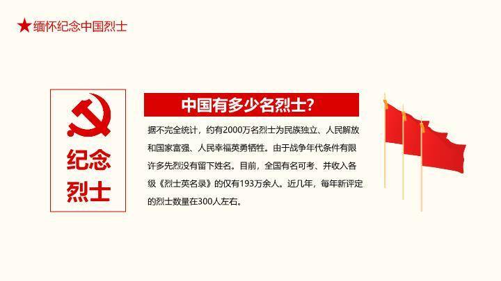 JI-000218缅怀英雄烈士纪念日PPT模板2