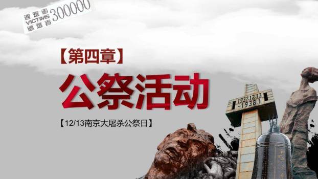 JI-000226南京大屠杀国家公祭日PPT模板5