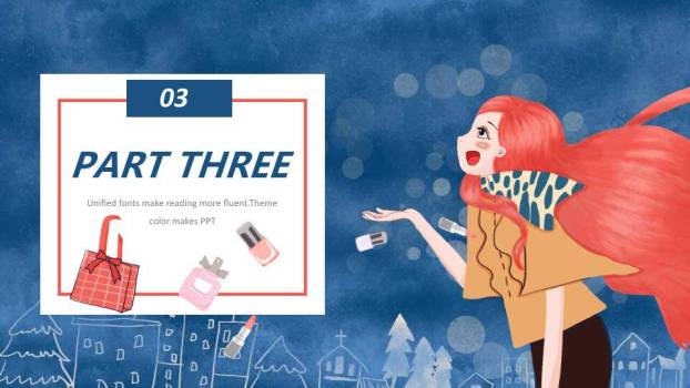 JI-000229女生节女王节女神节PPT模板4