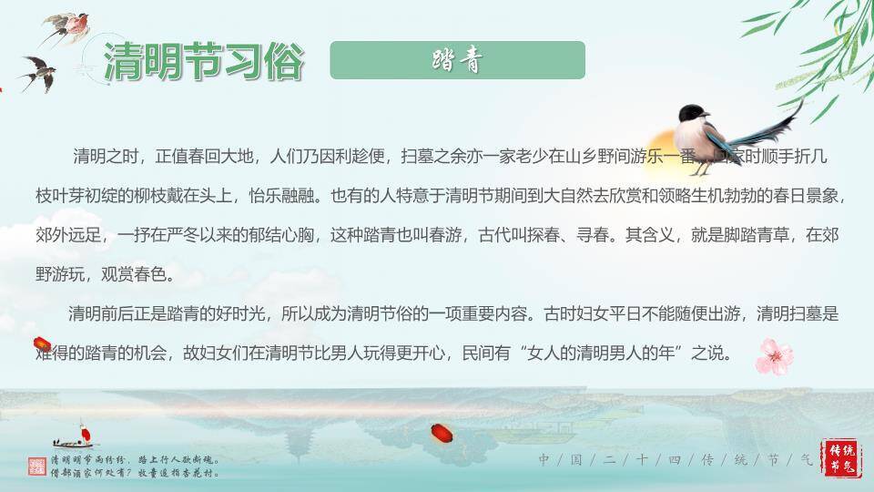 JI-000235清明节的由来传统习俗PPT模板3