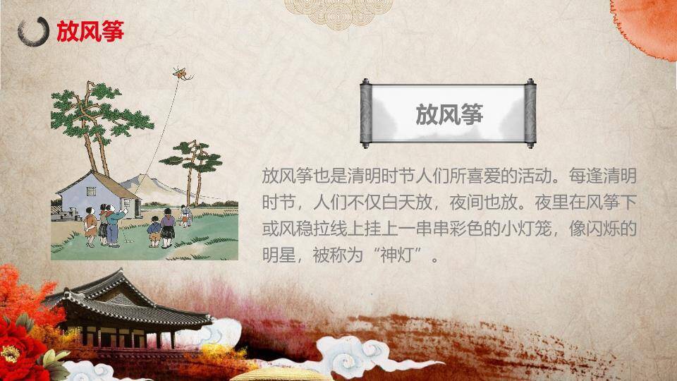 JI-000243清明思故人清明节PPT模板2