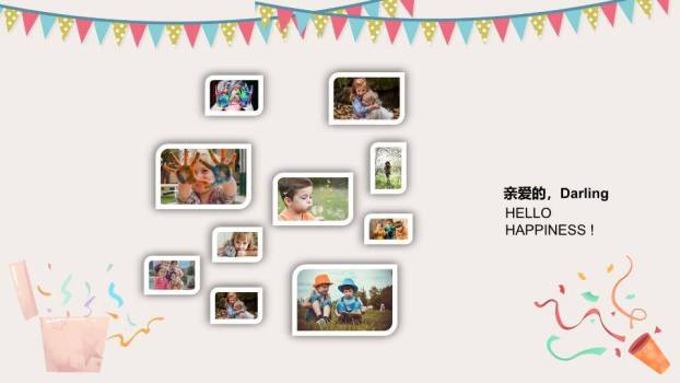 JI-000250庆祝生日周岁相册PPT模板5