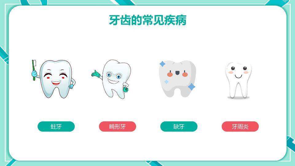 JI-000252全国爱牙日宣传知识PPT模板1