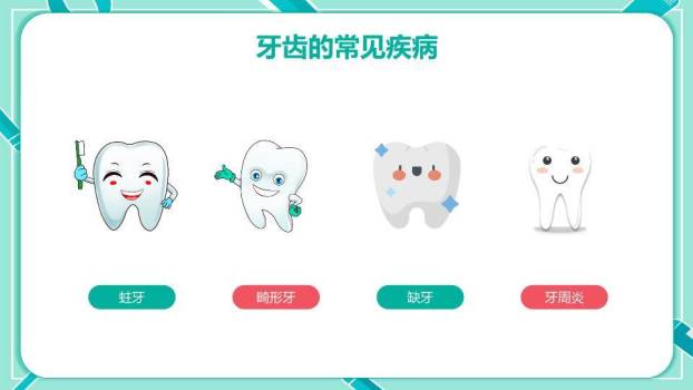 JI-000252全国爱牙日宣传知识PPT模板1