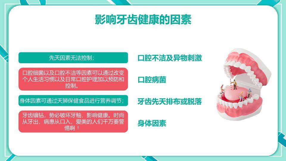 JI-000252全国爱牙日宣传知识PPT模板5