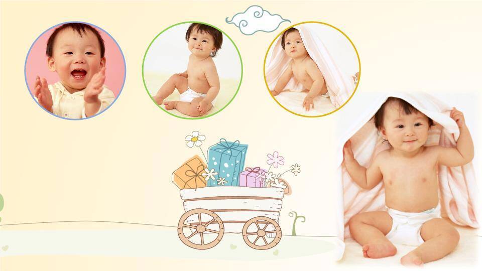 JI-000265生日快乐儿童电子相册PPT模板4