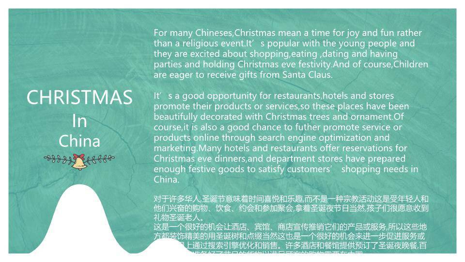 JI-000271圣诞节英文介绍PPT9