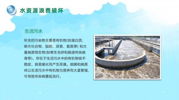 JI-000283世界水日主题班会PPT模板9