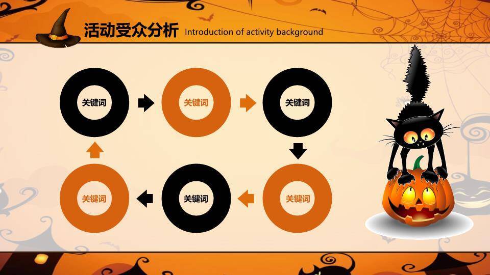JI-000293万圣节快乐幻灯片模板3