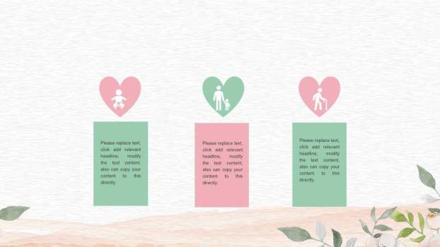 JI-000297唯美卡通母亲节PPT模板3