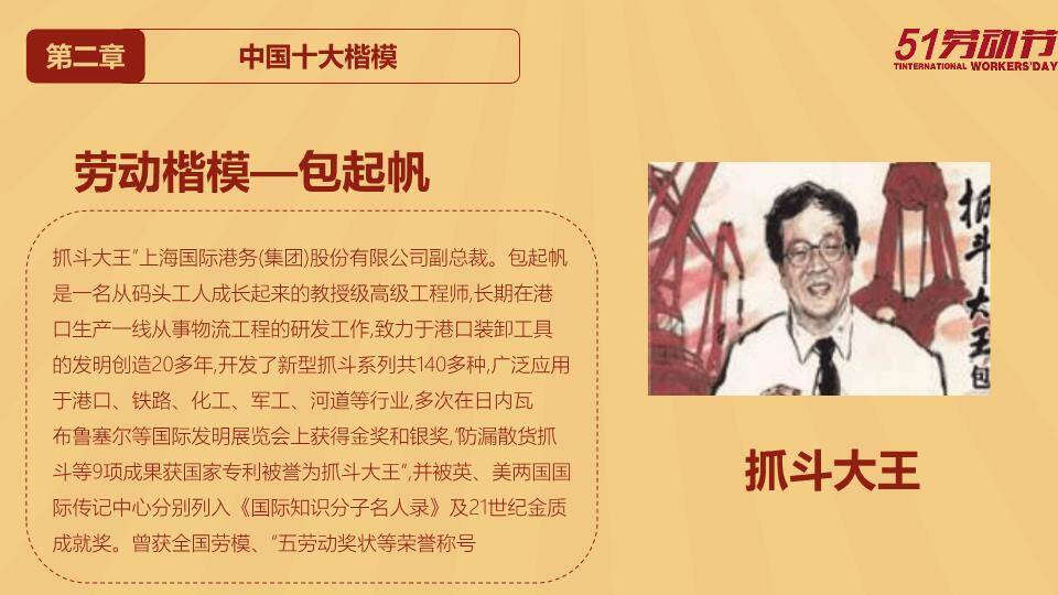 JI-000301文革风庆祝五一劳动节PPT模板1