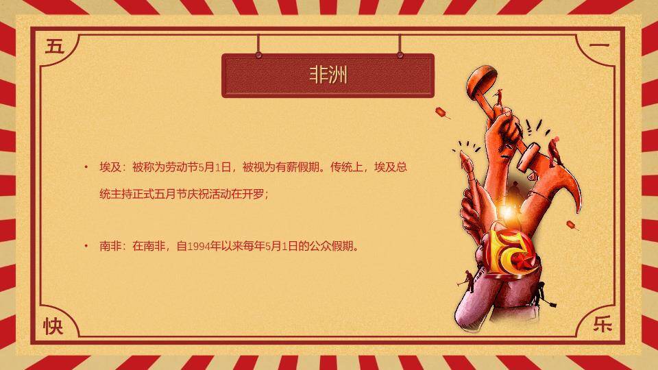 JI-000307五一国际劳动节介绍PPT模板9