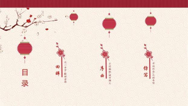 JI-000310喜庆春节新年快乐PPT模板8