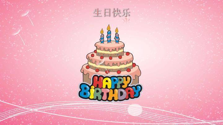 JI-000331炫酷动态生日相册PPT模板0