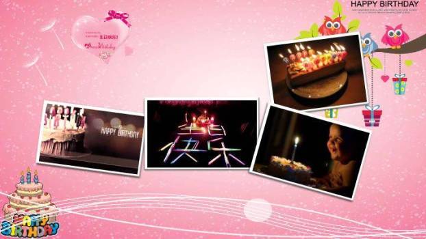 JI-000331炫酷动态生日相册PPT模板1
