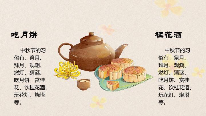JI-000337月饼茶水中秋情动态PPT模板9