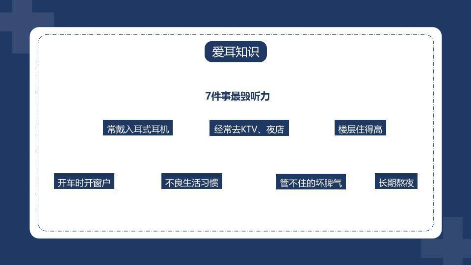 全国爱耳日健康宣传PPT模板7