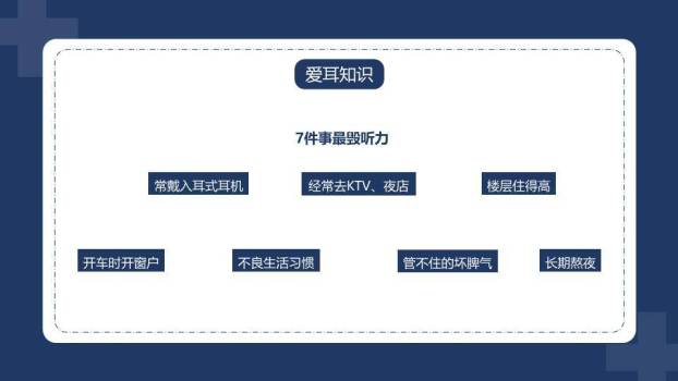 全国爱耳日健康宣传PPT模板7