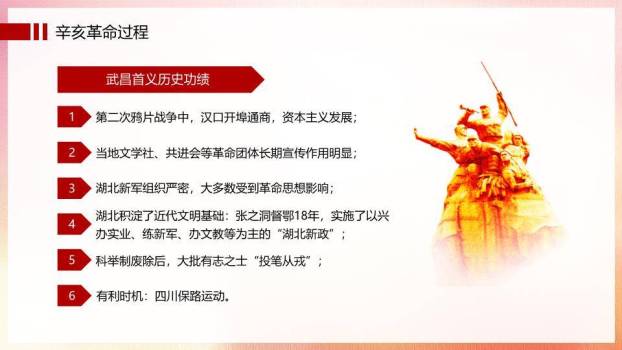 辛亥革命纪念日PPT模板2