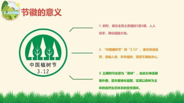 植树节绿色环保PPT模板1