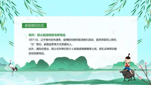 清明节云祭扫主题PPT模板9