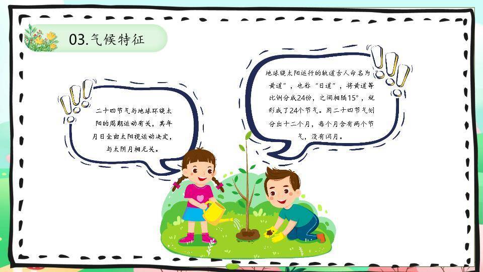 立春节气知识科普PPT模板3